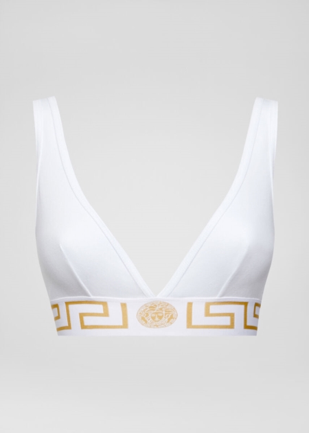 Versace Greca Border Triangle Sport Bh Dam - 296410MQD